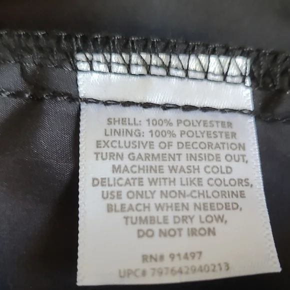 Lauren James Black Windbreaker Jacket with Leopard Print - Picture 11 of 11